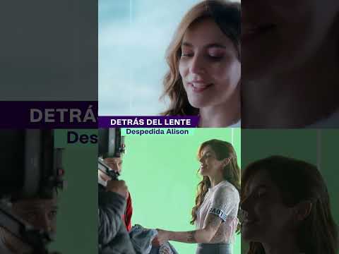 Así se grabó la escena de la despedida de Alison en el aeropuerto | Tía Alison