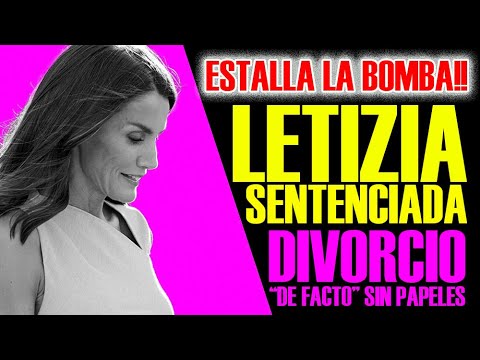 Escándalo Real: LETIZIA ORTIZ SENTENCIADA y DIVORCIO FORZADO por el REY.