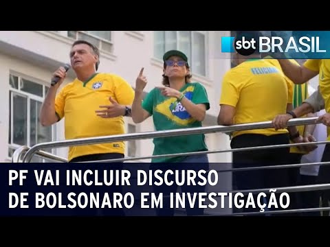 Discurso de Bolsonaro será incluído em investigação sobre tentativa de golpe | SBT Brasil (26/02/24)