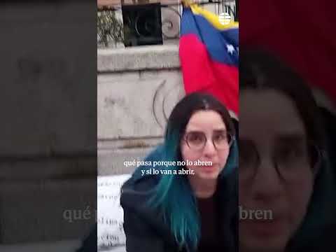 Una venezolana inicia una huelga de hambreen Madrid para que el chavismo deje votar al éxodo