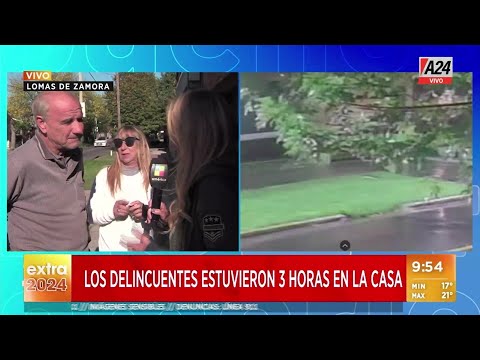 Insólito robo en Lomas de Zamora: subieron con una escalera al primer piso de la vivienda