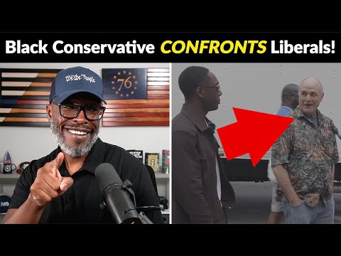 Street Interviews: Black Trump Supporter CONFRONTS White Liberals!