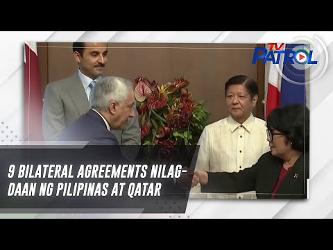9 bilateral agreements nilagdaan ng Pilipinas at Qatar | TV Patrol