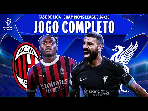 MILAN 1X3 LIVERPOOL | JOGO COMPLETO COM IMAGENS | 1ª RODADA DA CHAMPIONS 2024/25