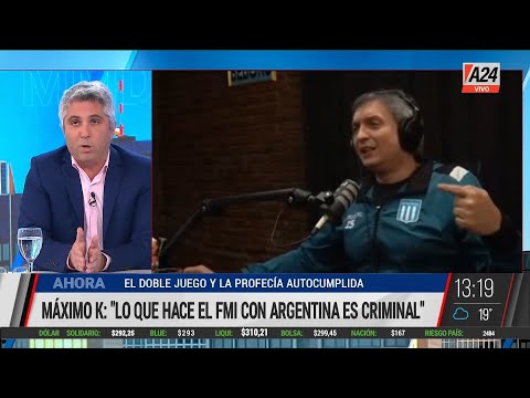 Máximo Kirchner: Lo que hace el FMI con Argentina es criminal I A24