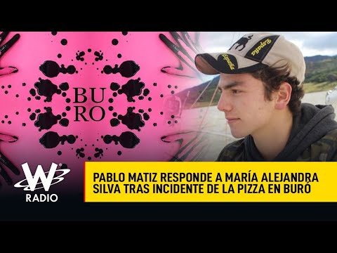 Pablo Matiz responde a María Alejandra Silva tras incidente de la pizza en Buró