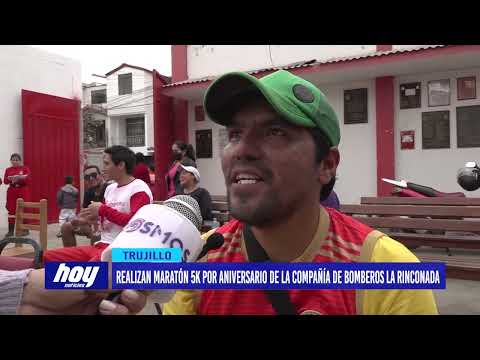 Realizan maratón 5k por aniversario de la compañía de bomberos La Rinconada