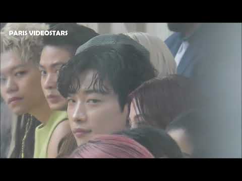 Woo Do-hwan watching the show @ Milan Fashion Week 18 september 2024 show Onitsuka Tiger