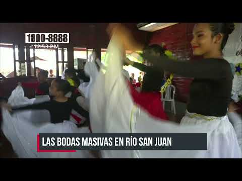 Se celebran bodas gratuitas y especiales en San Carlos, Río San Juan - Nicaragua