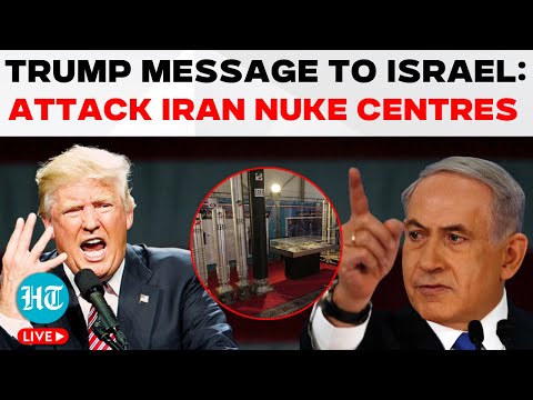 Donald Trump LIVE | Trump Tells Israel To Bomb Iran’s Nuclear Sites | Netanyahu |Hezbollah |Khamenei