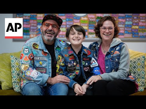 A 'suit of armor': Denim jackets with patches bring joy to young cancer patients