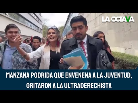 ¡FUERA, FUERA! ESTUDIANTES de la UNAM REPUDIAN a GLORIA ÁLVAREZ, IDEÓLOGA de la DERECHA