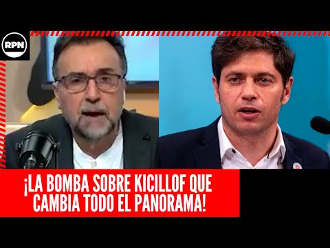 El BOMBAZO TOTAL de Navarro sobre Kicillof QUE CAMBIA TODO EL PANORAMA: Está armando...