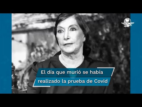 Lucía Guilmáin murió de Covid y sin síntomas, fue algo inesperado: Juan Ferrara