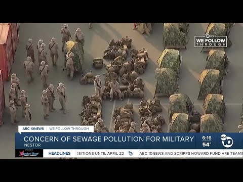 South Bay sewage raising concerns for military at border