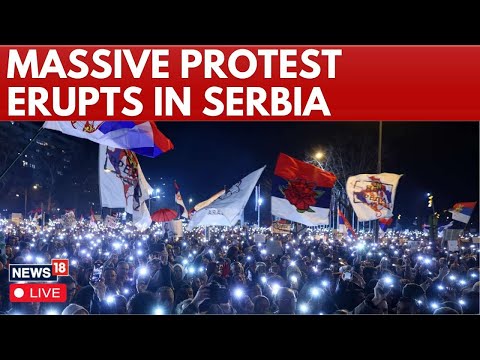 Protests In Serbia Live Updates | Thosands Of Striking Students Protest In Serbia LIVE | N18G