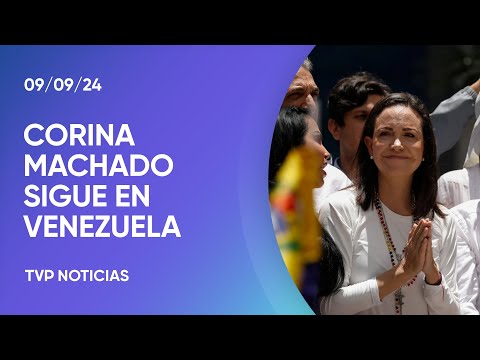 María Corina Machado reiteró que permanecerá en Venezuela