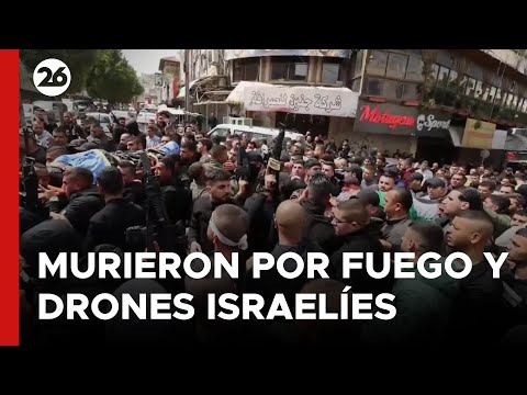 MEDIO ORIENTE | Así fue el funeral de 3 palestinos abatidos durante una redada militar israelí