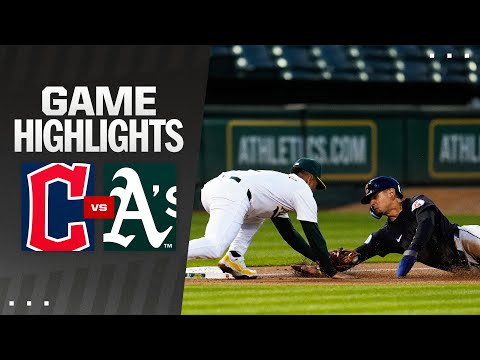 Guardians vs. Athletics Game Highlights (3/29/24) | MLB Highlights