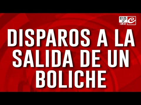 Brutal tiroteo a la salida de un boliche en Palermo: hay un herido grave