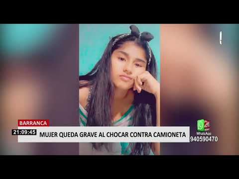 Barranca: madre de mujer que chocó su moto con auto denunció que conductor estaba ebrio