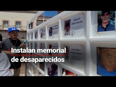 No hay lugar que alcance: instalan memorial de desaparecidos y llenan explanada del Congreso
