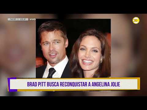 Mesaza de noticias: ¿Brad Pitt busca reconquistar a Angelina Jolie? ? ¿QPUDM? ? 14-08-23