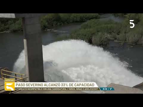 Reservas de agua en #PasoSeverino aumentaron considerablemente luego de las #Lluvias