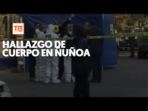 Investigan hallazgo de cuerpo en Ñuñoa: estaba al interior de una maleta en plena vía pública
