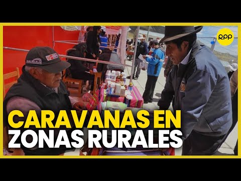 Caravana del Midis realiza atenciones a comunidades rurales