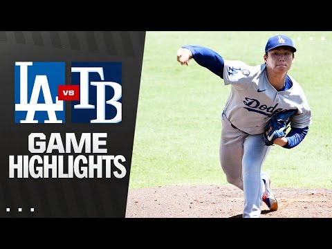 Dodgers vs. Rays Game Highlights (8/3/25) | MLB Highlights