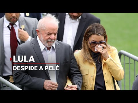 Lula da Silva y más de 150 mil personas despiden el rey PELÉ