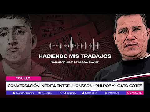 Conversación inédita entre Jonhson “pulpo” y “gato cote”