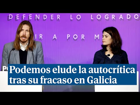 Podemos elude la autocrítica tras su fracaso en Galicia y se reafirma en su estrategia de enfrenta