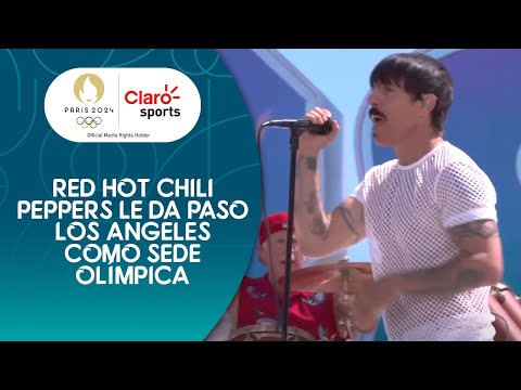 #Paris2024 | Red Hot Chili Pepper's se presentó para darle paso a Los Angeles como sede olímpica