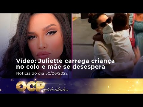 Vídeo: Juliette pega criança no colo e mãe se desespera