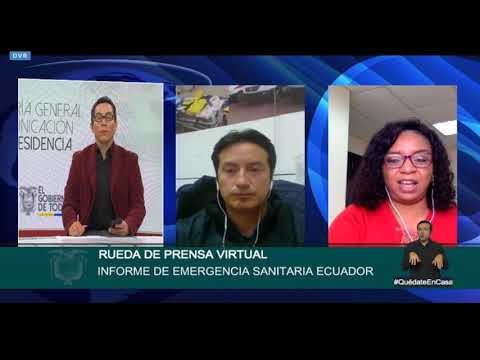 #CadenaNacional | Alexandra Ocles, secretaria de Riesgos y Santiago Tarapués, Ministerio de Salud