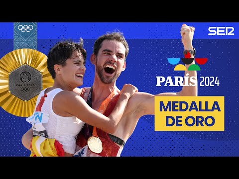 ¡Así narramos la MEDALLA DE ORO de MARÍA y ÁLVARO en MARCHA MIXTA en los JJOO de Paris 2024!