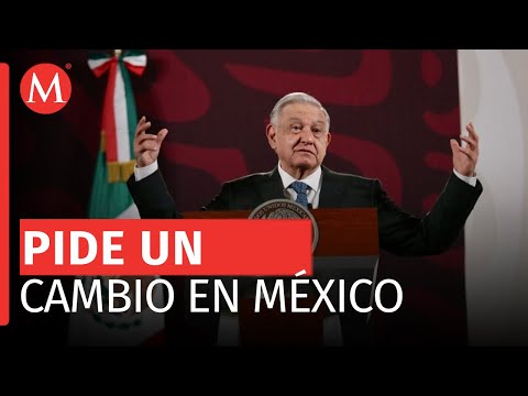 AMLO muestra una frase de León Tolstói en La Mañanera