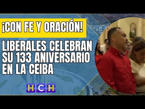 Con una misa y comprometidos con Honduras, Liberales celebran su 133 aniversario en La Ceiba