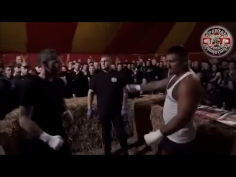 BRETT MAY : BARE KNUCKLE FIGHT IN THE HAY BALES [SPARTAN BKB]
