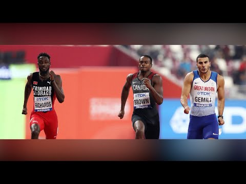 Jereem Richards In Men's 200 Metre Semi-Final At IAAF World Athletics Championships