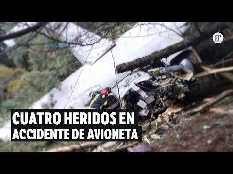 Cuatro heridos tras accidente de avioneta en zona rural de Chia | El Espectador