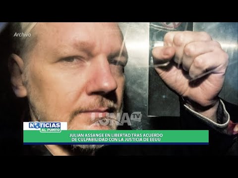 Julian Assange en libertad tras acuerdo de culpabilidad con la justicia de EEUU