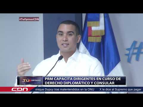 PRM capacita dirigentes en curso de Derecho Diplomático y Consular