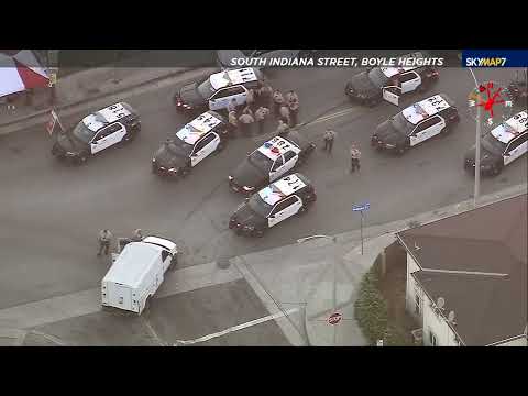 WATCH LIVE: Chase ends in Boyle Heights