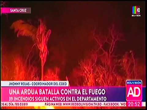 20092024 COED REPORTA 39 INCENDIOS ACTIVOS EN EL DEPARTAMENTO BOLIVISION