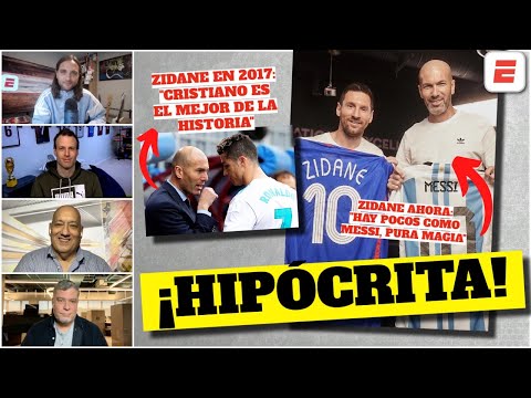 Zidane es un HIPÓCRITA. Antes alababa a CR7 y ahora a MESSI. No estaría en el XI de Leo | Exclusivos