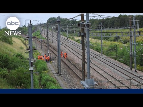 French train lines targeted ahead of Olympics opening ceremony in Paris