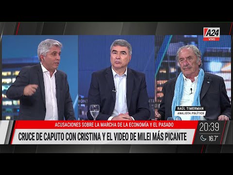 CRUCE DE CAPUTO CON CRISTINA Y EL VIDEO DE MILEI MÁS PICANTE